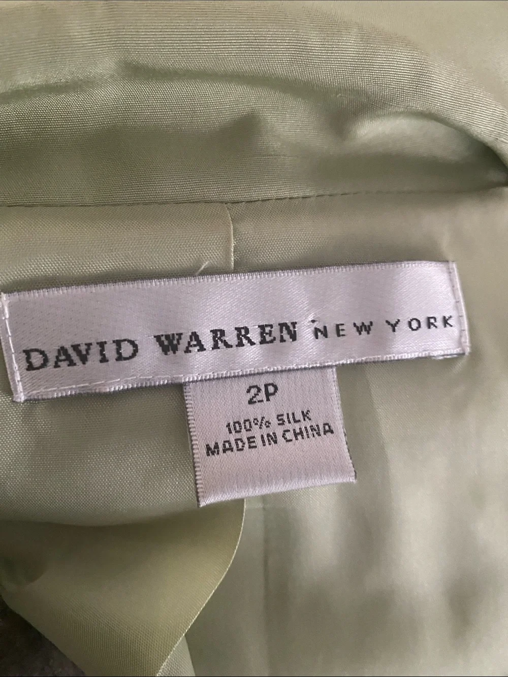 David Warren 100% silk dress and matching coat - Picture 7 of 9